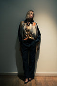 Load image into Gallery viewer, Embellished with scarves unisex  INNA's  silk shirt
